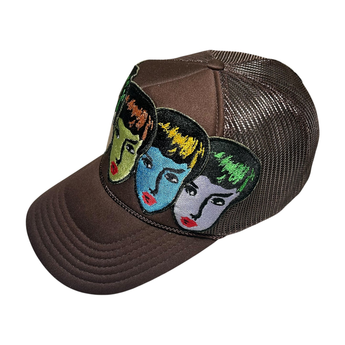 Womanly Beauty Trucker Hat Brown 1/1