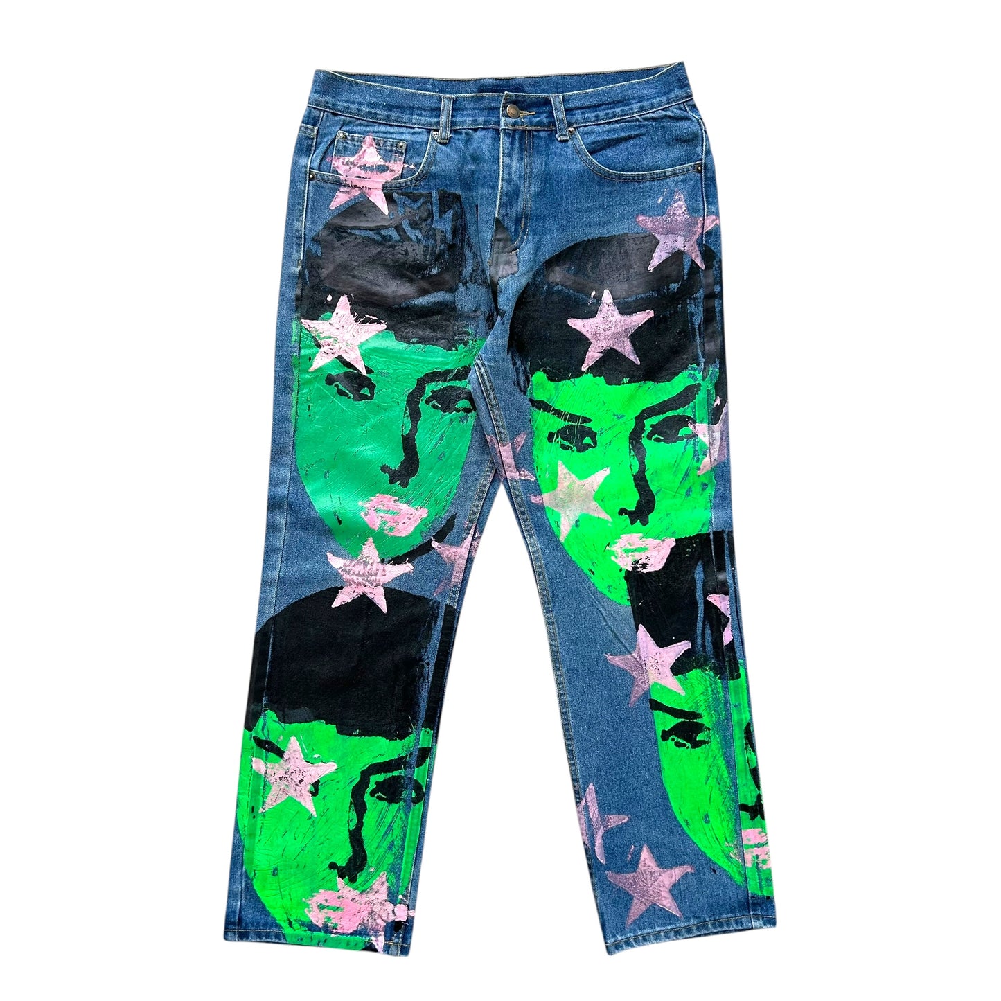 Womanly Beauty 1/1 Jeans (Size 34W x 30L)