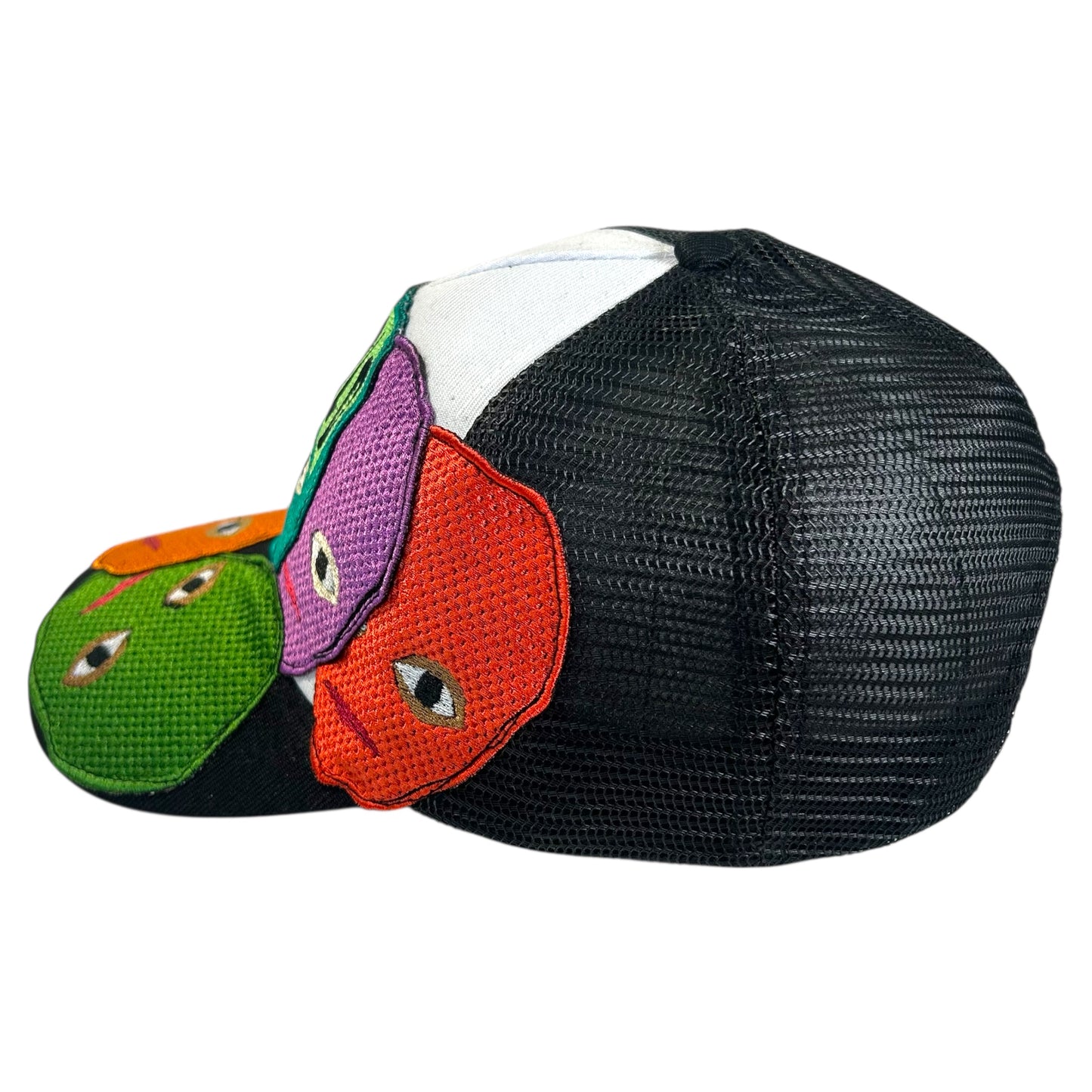 Plastered Faces Black/White Trucker Hat 1/1