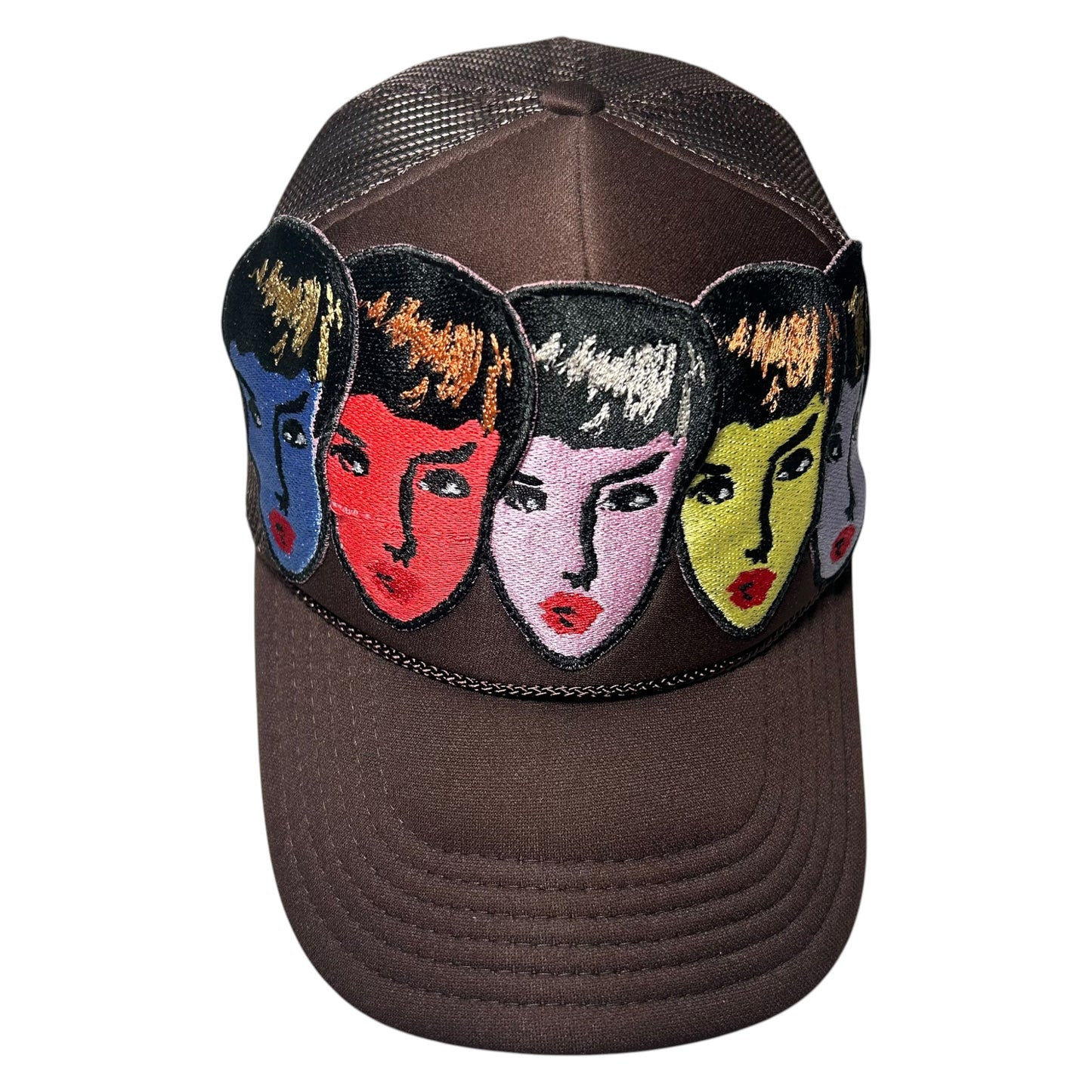 Womanly Beauty Trucker Hat Brown/ RGB 1/1