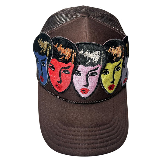 Womanly Beauty Trucker Hat Brown/ RGB 1/1