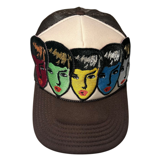 Womanly Beauty Trucker Hat Brown 1/1