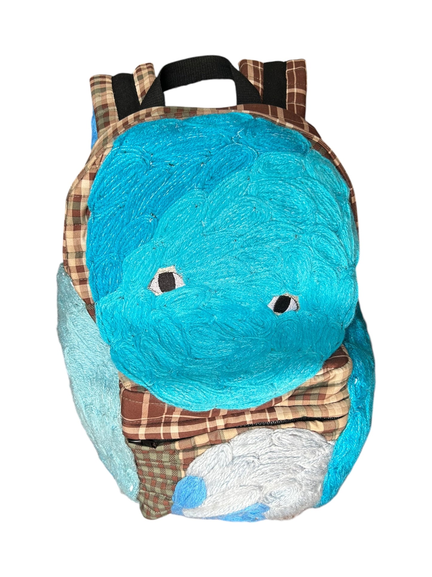 Plastered Faces Backpack Blue 1/1