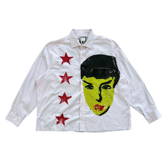 1/1 Womanly Beauty Button Up Cropped (Size XL)