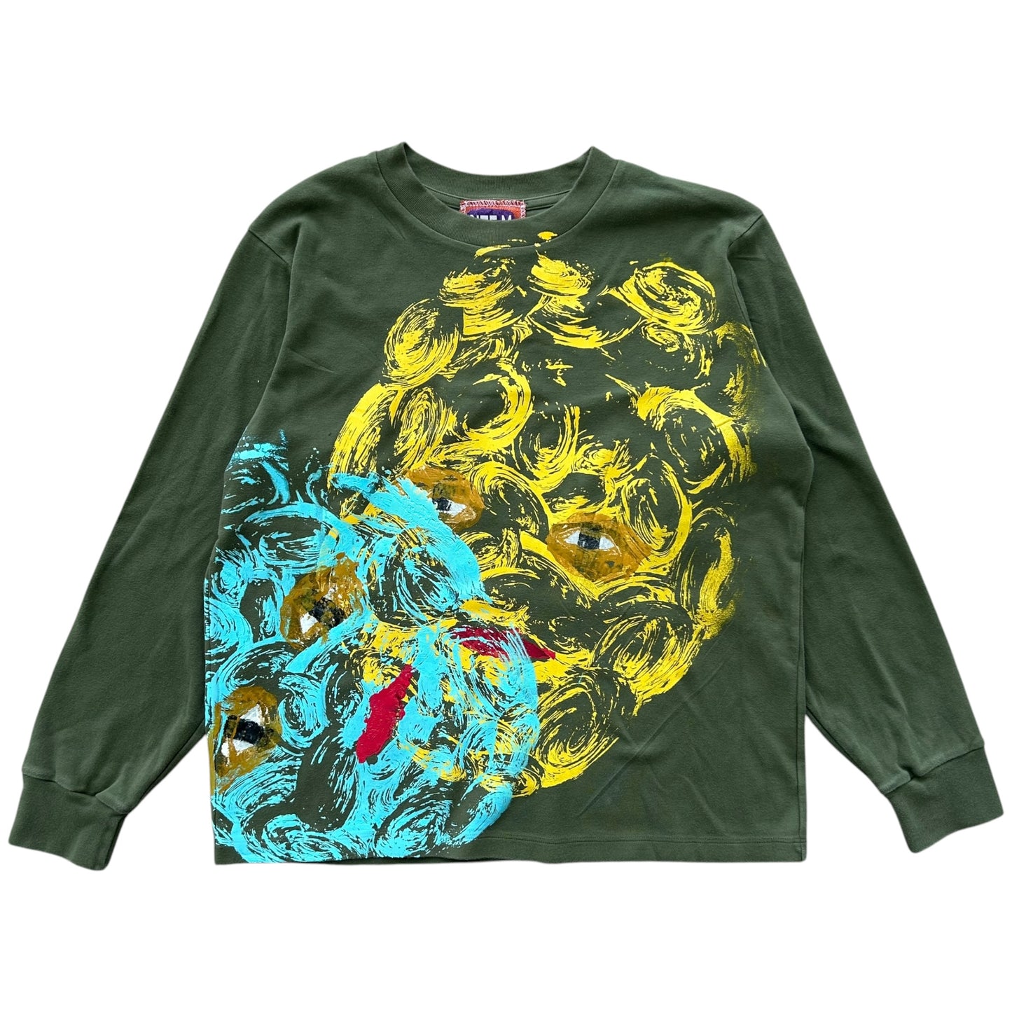 Plastered Faces 1/1 Long Sleeve (Green Size M)