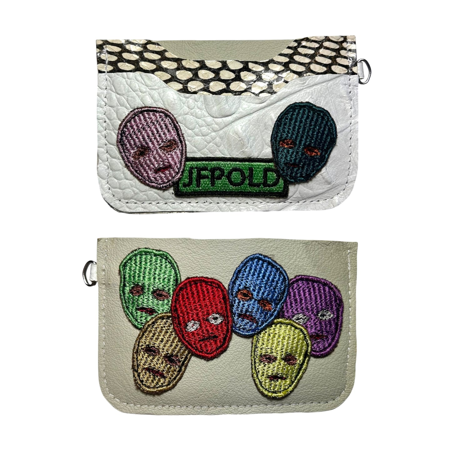 Plastered Faces Cardholders (1-4)