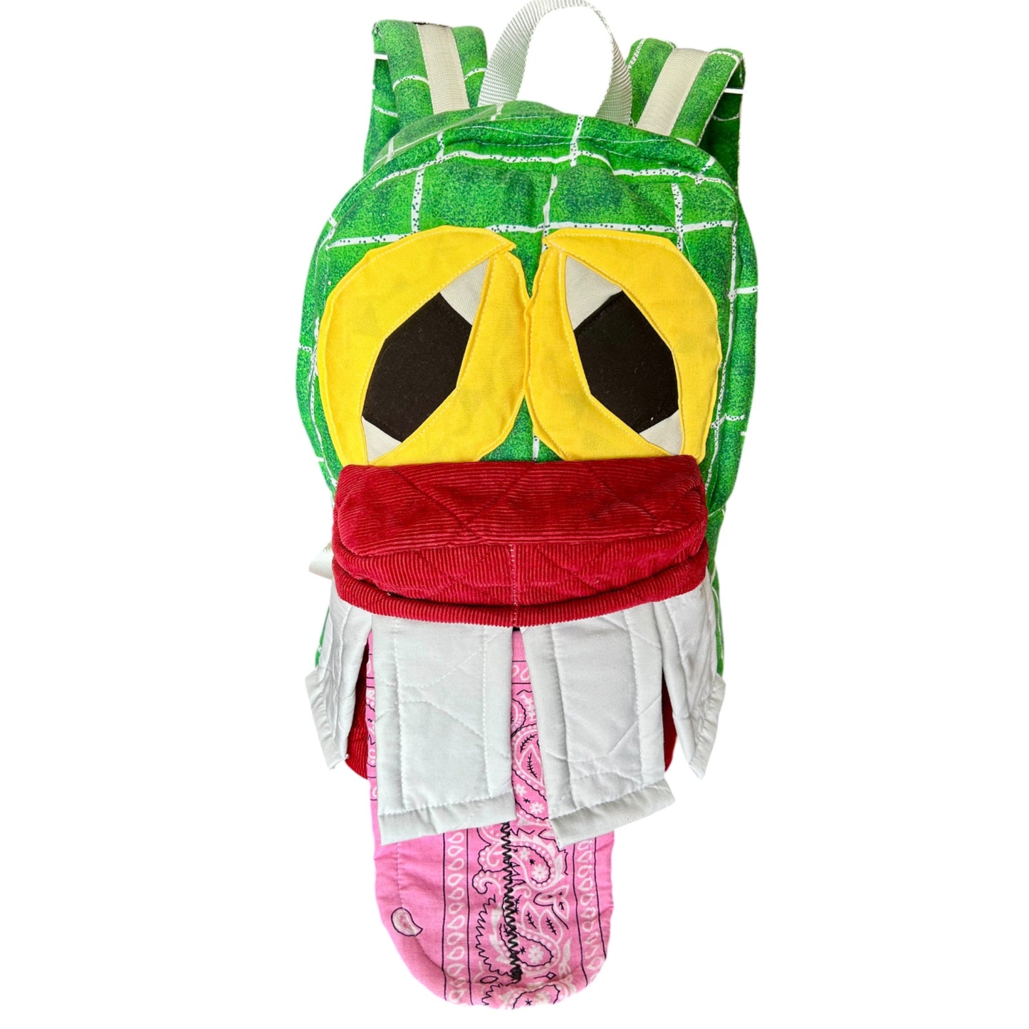 Monster backpack Green Plaid 1/1