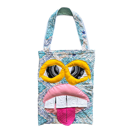 Blue Paisley Monster Bag 1/1
