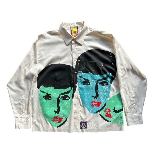 Womanly Beauty 1/1 White Button Up (Size XL)