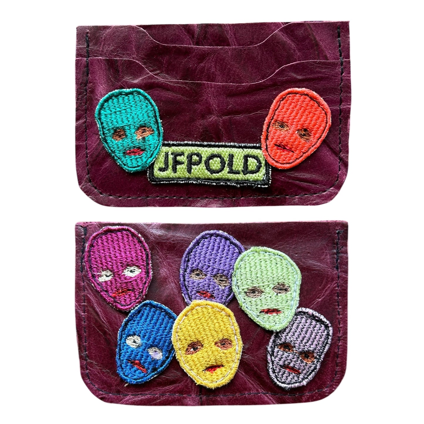 Plastered Faces Cardholders (1-12)