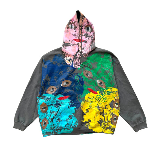 Plastered Faces 1/1 Hoodie (Size XXL)