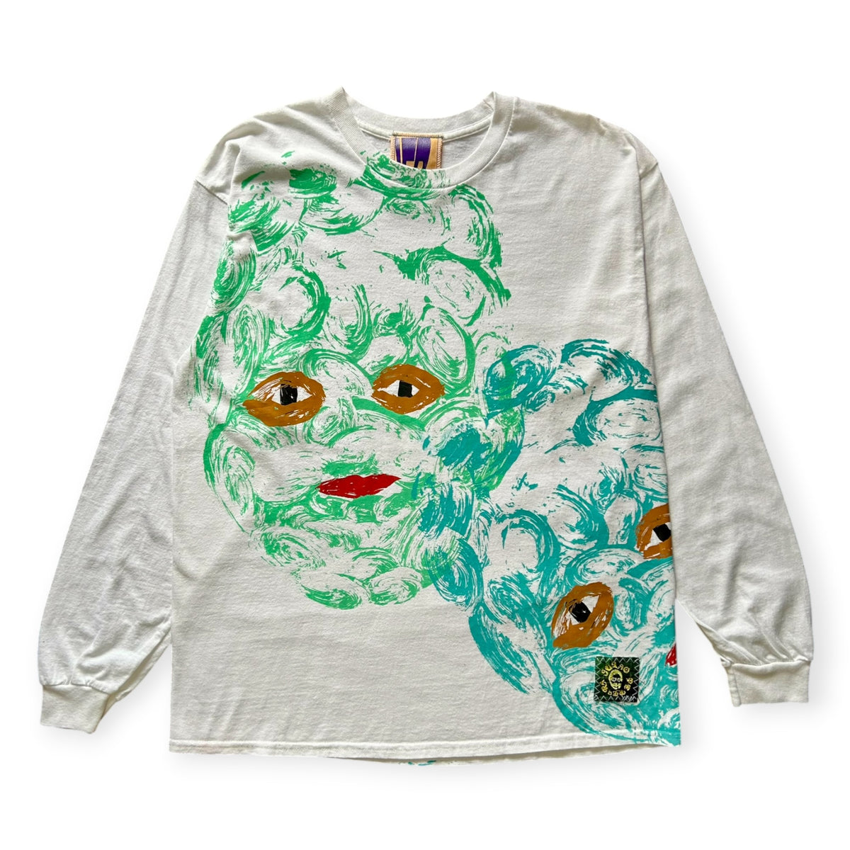 Plastered Faces 1/1 White (Size M)