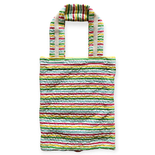 Quilted Striped Monster Bag 1/1 (23in x 17in)
