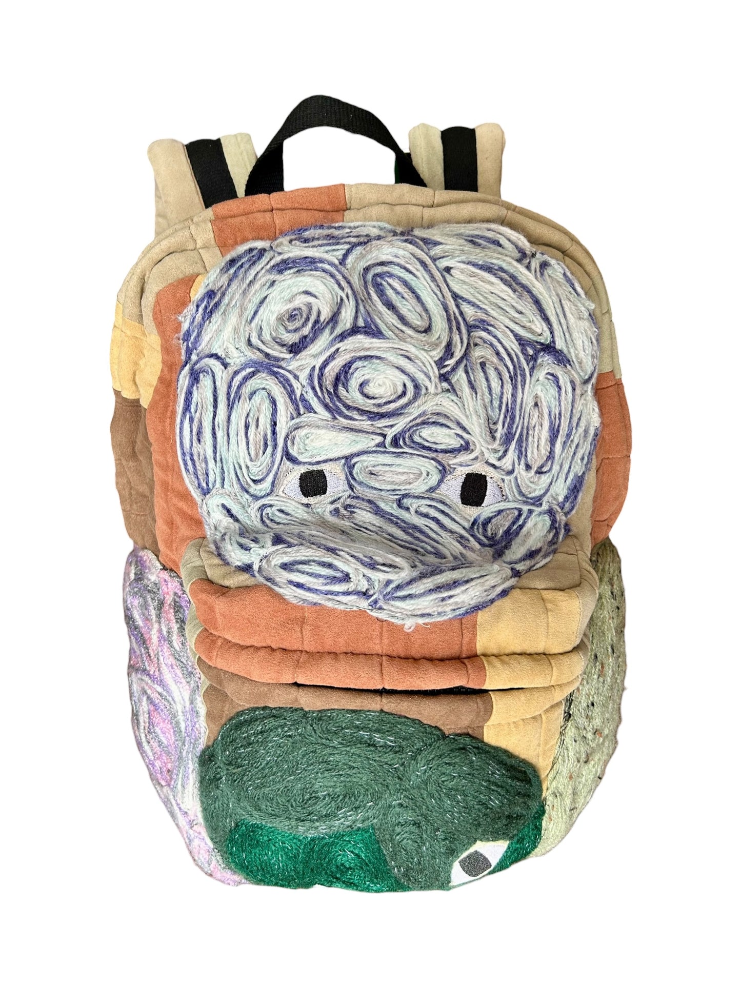 Plastered Faces Backpack Soft Toned 1/1