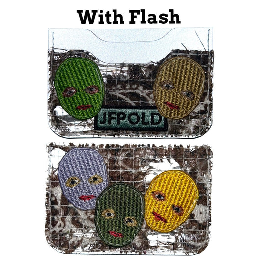 Plastered Faces 1/1 Brown 3MM Cardholder