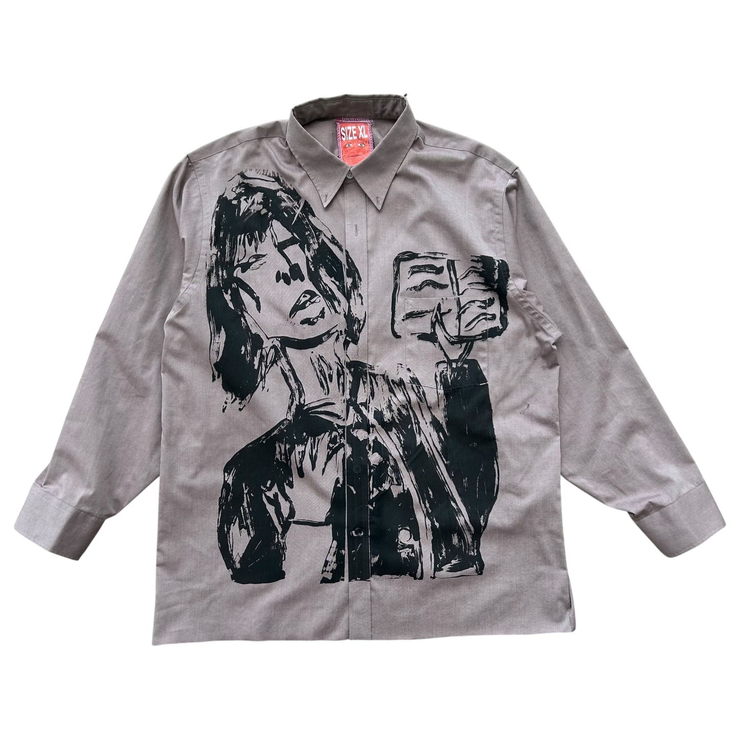 Sacred Book 1/1 Button up (Gray Brown Size XL)