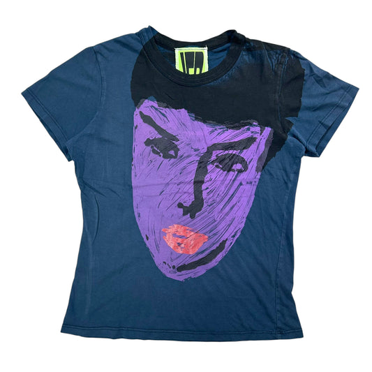 Womanly Beauty 1/1 Navy Blue Tee (Size S)