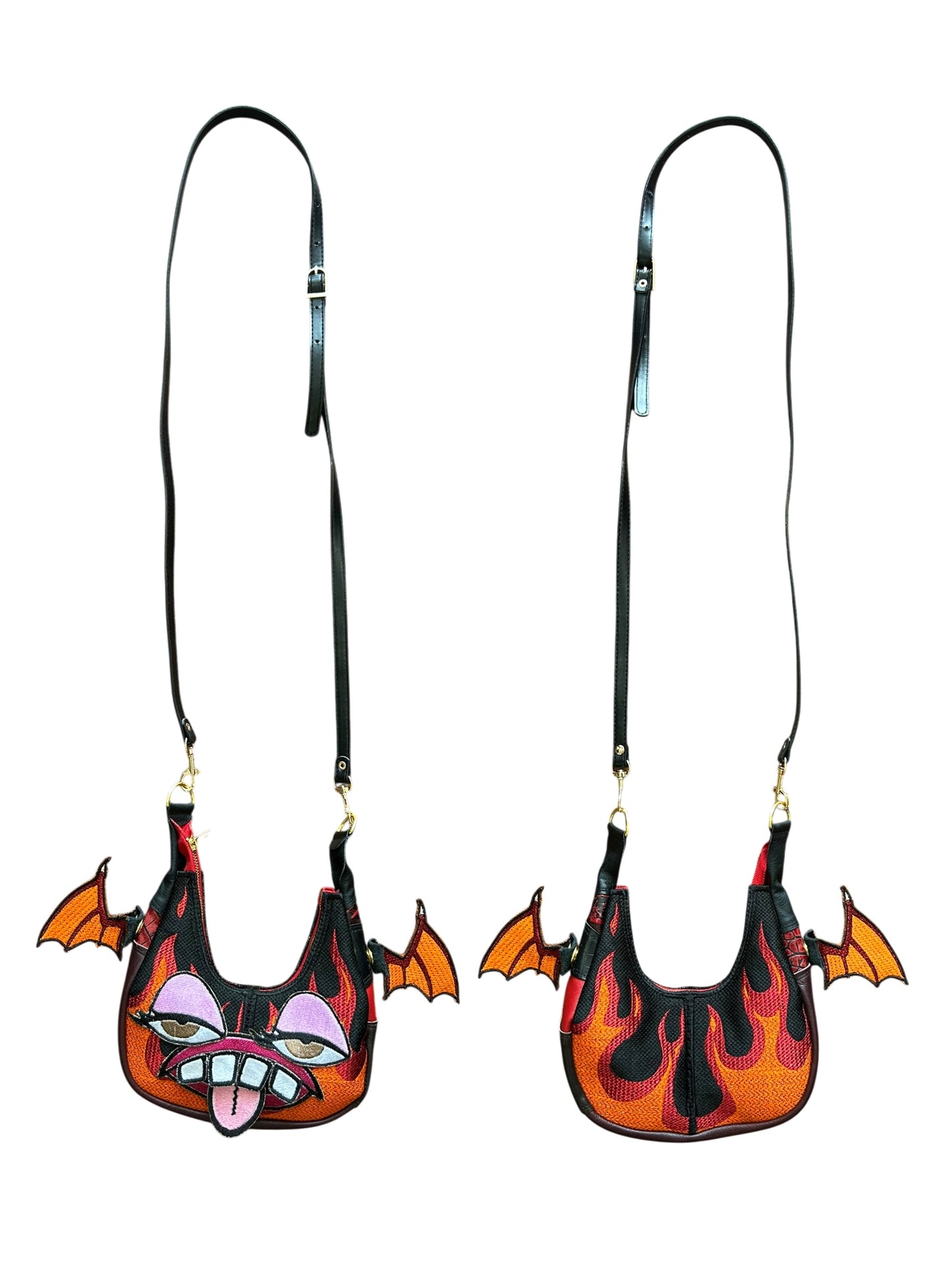 Flaming Monster Purse 1/1