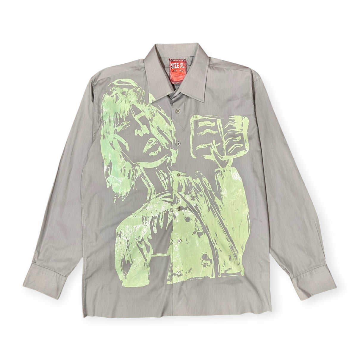 Sacred Book 1/1 Button up Grey/Lilac (Size XL)