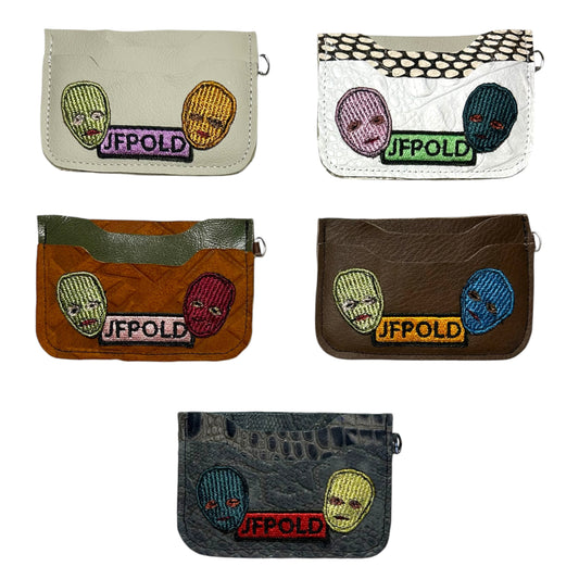 Plastered Faces Cardholders (1-4)