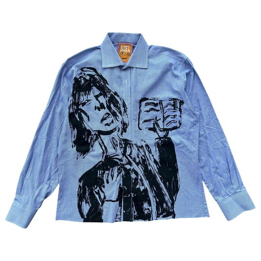 Sacred Book 1/1 Button up (Blue Size L)