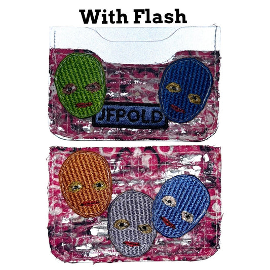 Plastered Faces 1/1 Pink 3MM Cardholder